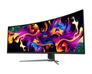 Монитор MSI MPG 491CQP QD-OLED, 49", 144Hz, 0.03ms, DQHD 5120x1440, 32:9, Oled Care 2.0, Fanless Design with Graphene, ClearMR 8000, HDR True Black 400, AI VISION, KVM, PBP, PIP, 250 nits, 1500000:1, DP (1.4a), 2x HDMI (2.1), Type-C (DP alt. PD 90W), USB 