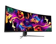 Монитор MSI MPG 491CQP QD-OLED, 49", 144Hz, 0.03ms, DQHD 5120x1440, 32:9, Oled Care 2.0, Fanless Design with Graphene, ClearMR 8000, HDR True Black 400, AI VISION, KVM, PBP, PIP, 250 nits, 1500000:1, DP (1.4a), 2x HDMI (2.1), Type-C (DP alt. PD 90W), USB 