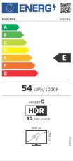Телевизор Hisense 50" E7NQ, 4K Ultra HD 3840x2160, QLED, Quantum Dot, HDR 10+, HLG, Dolby Vision, DTS Virtual X, Smart TV, WiFi, Light Sensor, BT, Anyview Cast, 3xHDMI, 2xUSB, LAN, CI+, DVB-T2/C/S2, Black