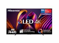 Телевизор Hisense 100" E7NQ Pro, 4K Ultra HD 3840x2160, ULED, FALD, Quantum Dot, 144Hz, IPS, HDR 10+, HLG, Dolby Vision IQ, Dolby Atmos, Smart TV, WiFi 5GHz, WiFi Direct, BT, Anyview Cast, 4xHDMI, 2xUSB, LAN, CI+, DVB-T2/C/S2, Black