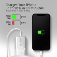 USB-C Charger, 20W, QC4+, White, AXAGON ACU-PD20W