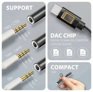 USB-C to 3.5 mm audio adapter, 10cm, AXAGON ADA-HC
