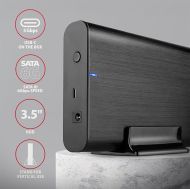 Ext case USB3 C-to-SATA3.5", AXAGON EE35-A6C Alum.