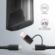 Ext case USB3 C-to-M.2 NVMe/SATA, AXAGON EEM2-GTS2