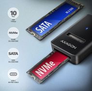 Dock U3-C M.2 NVMe + SATA SSD, AXAGON ADM2-CM