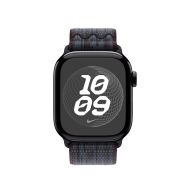 Каишка за часовник Apple Watch 40mm Nike Sport Loop: Black/Blue Nike Sport Loop