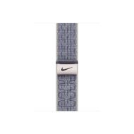 Каишка за часовник Apple Watch 42mm Nike Sport Loop: Grey/Blue Nike Sport Loop
