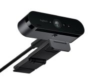 Уебкамера Logitech BRIO 4K Stream Edition Webcam, 5x HD Zoom, HDR, Autofocus, Black