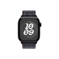 Каишка за часовник Apple Watch 42mm Nike Sport Loop: Black/Blue Nike Sport Loop