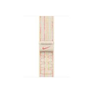 Каишка за часовник Apple Watch 42mm Nike Sport Loop: Starlight/Pink Nike Sport Loop