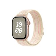 Каишка за часовник Apple Watch 42mm Nike Sport Loop: Starlight/Pink Nike Sport Loop