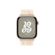 Каишка за часовник Apple Watch 42mm Nike Sport Loop: Starlight/Pink Nike Sport Loop