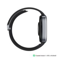 Часовник Huawei Watch D2 LCA-B10, Black , 1.82" Amoled, Airbag/Strap Size 26mm, Ambulatory 24H Blood Pressure, HR monitoring PPG 6.0, Rotating crown, IP68, Speaker&Micophone, Dual-band, Battery 524mAh