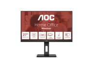 Монитор AOC 27E3QAF, 27" IPS WLED, 1920x1080@75Hz, 4ms GtG, 300cd m/2, 1000:1, 20M:1 DCR, Adaptive Sync, FlickerFree, Low Blue Light, 2Wx2, Tilt, Height Adjust, Pivot, Swivel, D-SUB, HDMI, DP