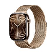 Каишка за часовник Apple Watch 46mm Milanese Loop: Gold Milanese Loop - S/M