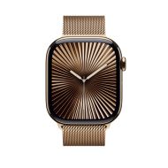 Каишка за часовник Apple Watch 46mm Milanese Loop: Gold Milanese Loop - S/M