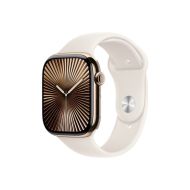 Каишка за часовник Apple Watch 46mm Sport Band: Starlight Sport Band - S/M