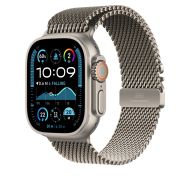 Каишка за часовник Apple Watch 49mm Milanese Loop: Natural Titanium Milanese Loop - Medium