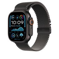 Каишка за часовник Apple Watch 49mm Milanese Loop: Black Titanium Milanese Loop - Small