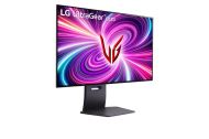 Монитор LG 32GS95UE-B, 31.46" UltraGear OLED Dual Mode, 0.03ms, 1500000:1, 450cd/m2, UHD 4K (3840x2160) 240Hz, Full HD 480Hz, Reader Mode, FreeSync, G-SYNC, HDR 400, DCI-P3 98.5%, USB, HDMI, DisplayPort, Height Adjustable, Pivot, Swivel, Tilt, Headphone o