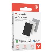 Проследяващо устройство Verbatim MYFCR-03BSW My Finder Card Bluetooth Item Finder 3 pack Black/Silver/White