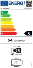 Телевизор LG 43UR75003LK, 43" 4K UltraHD TV 4K (3840 x 2160), DVB-T2/C/S2, webOS 23 Smart TV, ThinQ AI, a5 AI Processor 4K Gen6, WiFi, HDR10 pro, HLG, ALLM/HGiG, 4K Upscaling, AI Sound, Voice Controll, HDMI eARC, CI, LAN, USB, Bluetooth, 2 Pole Stand, Bla