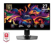 Монитор MSI MAG 271QPX QD-OLED E2, 26.5", 240Hz, 0.03ms, WQHD 2560x1440, FreeSync Premium Pro, Oled Care 2.0, Fanless with Graphene, ClearMR 13000, HDR, 250 nits, 1500000:1, 100M;1, DP, 2x HDMI (2.1), Type-C (DP alt. PD 15W), Adj.Stand 110mm, 9S6-3CD89T-0