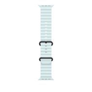 Каишка за часовник Apple Watch 49mm Band: Ice Blue Ocean Band - Black Titanium Finish