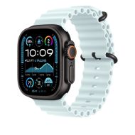 Каишка за часовник Apple Watch 49mm Band: Ice Blue Ocean Band - Black Titanium Finish