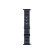Каишка за часовник Apple Watch 49mm Band: Navy Ocean Band - Black Titanium Finish