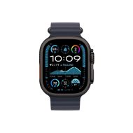 Каишка за часовник Apple Watch 49mm Band: Navy Ocean Band Extension - Black Titanium Finish