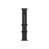 Каишка за часовник Apple Watch 49mm Band: Black Ocean Band - Black Titanium Finish