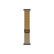 Каишка за часовник Apple Watch 49mm Loop: Tan Alpine Loop - Small - Black Titanium Finish