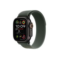 Каишка за часовник Apple Watch 49mm Loop: Green Trail Loop - S/M - Black Titanium Finish