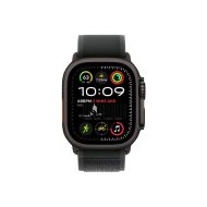 Каишка за часовник Apple Watch 49mm Loop: Black Trail Loop - M/L - Black Titanium Finish