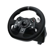 Волан Logitech G920 Driving Force Racing Wheel, Xbox One, PC, 900° Rotation, Dual Motor Force Feedback, Adjustable Pedals, Leather