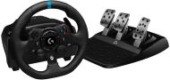 Волан Logitech G923 Racing Wheel And Pedals, Xbox One, PC, 900° Rotation, Trueforce Next-Gen Force Feedback, Dual Clutch (In Supported Games), Aluminium, Steel, Leather