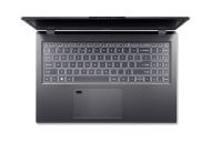 Лаптоп Acer Aspire A15-41M-R44Z, AMD Ryzen 7 8840HS (up to 5.10GHz, 16MB), 15.6" FHD IPS SlimBezel, 16GB DDR5 (2x8GB), 512GB PCIe NVMe SSD, AMD Radeon 780M, Wifi 802.11AX, BT, FP, FHD Cam, KB Backlight, No OS, Gray