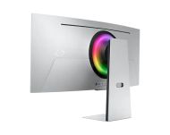 Монитор Samsung LS34BG850, 34'' CURVED OLED, 1800R, 175 Hz, 0.1 ms GTG, 21:9, 3440 x 1440, DisplayHDR True Black 400, 250 cd/m2, 1 000 000:1 Contrast, Mega DCR, FreeSync , Smart, 2xUSB C, Mini DP, Micro HDMI 2.1, Wi-Fi 5, BT 5.2, Speakers, 178°/178°, Silv