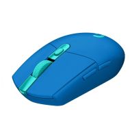Мишка Logitech G305 Wireless Mouse, Lightsync RGB, Lightspeed Wireless, HERO 12K DPI Sensor, 400 IPS, 6 Programmable Buttons, Blue
