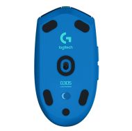 Мишка Logitech G305 Wireless Mouse, Lightsync RGB, Lightspeed Wireless, HERO 12K DPI Sensor, 400 IPS, 6 Programmable Buttons, Blue