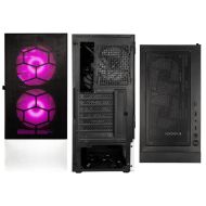Кутия Kolink Observatory MX Mesh ARGB TG Mid-Tower, Черна/Бял