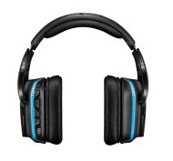 Слушалки Logitech G935 Wireless Headset, Lightsync RGB, PRO-G 50 mm Drivers, 7.1 DTS Headphone:X 2.0 Surround, Leather Ear Cushions, Black