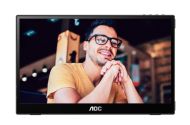 Монитор AOC 16T3EA, 15.6" IPS WLED, 1920x1080@60Hz, 4ms GtG, 250cd m/2, 700:1, 50M:1 DCR, USB-C 3.2x1