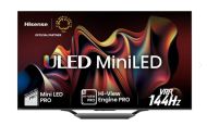 Телевизор Hisense 85" U7NQ, 4K Ultra HD 3840x2160, ULED, FALD, Quantum Dot, 144Hz, IPS, HDR 10+, HLG, Dolby Vision IQ, Dolby Atmos, Smart TV, WiFi 5GHz, WiFi Direct, BT, Anyview Cast, 4xHDMI, 2xUSB, LAN, CI+, DVB-T2/C/S2, Black
