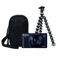 Цифров фотоапарат Canon PowerShot SX740 HS Lite Edition, Black, Travel kit