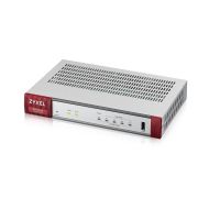 Защитна стена Zyxel USG FLEX 50 HP, 5 Gigabit user-definable ports, 1*1G PoE+, 1*USB with 1 YR Entry Defense Pack