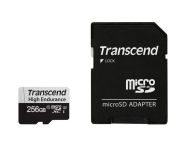 Памет Transcend 256GB micro SD w/ adapter U3, High Endurance