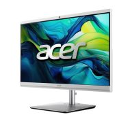 Настолен компютър - всичко в едно Acer Aspire C24-195ES, 23.8" FHD(1920x1080) non touch, Intel Core Ultra 7 155U (up to 4.80GHz, 12MB), 1*16GB DDR5, 1024GB PCI-e SSD + M.2 free slot, no DVD, Intel Graphics, Kbd & Mouse Wireless, RJ-45, WiFi AX & BT, Heigh