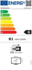 Телевизор LG 55UR81003LJ, 55" 4K UltraHD TV 4K (3840 x 2160), DVB-T2/C/S2, webOS 23 Smart TV, ThinQ AI, A5 AI 4K Gen6, WiFi, HDR10 pro, HLG, ALLM/HGiG, 4K Upscaling, AI Sound, Voice Controll, HDMI eARC,Quick Card, CI, LAN, USB, BT, Cresce